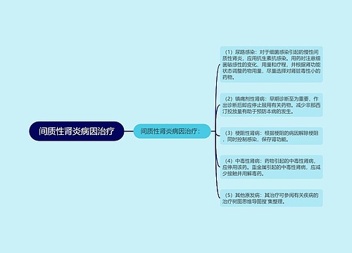 间质性肾炎病因治疗