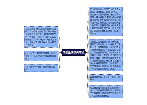 牙根生病慎做烤瓷