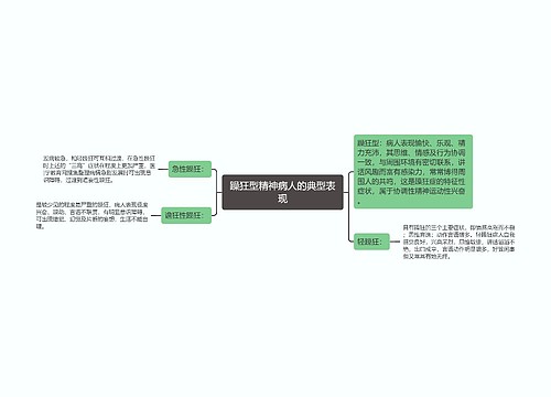 躁狂型精神病人的典型表现