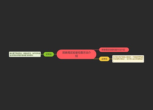 肾衰竭实验室检查方法介绍