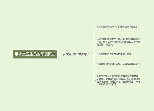 手术室卫生员的职责概述