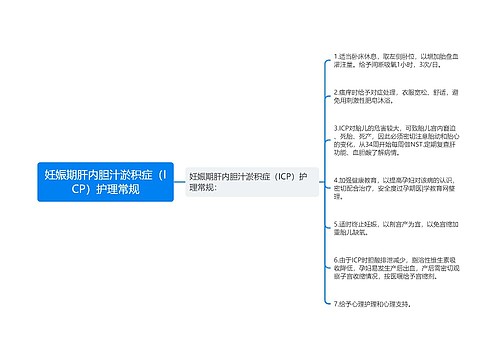 妊娠期肝内胆汁淤积症（ICP）护理常规