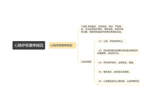 心跳呼吸骤停病因