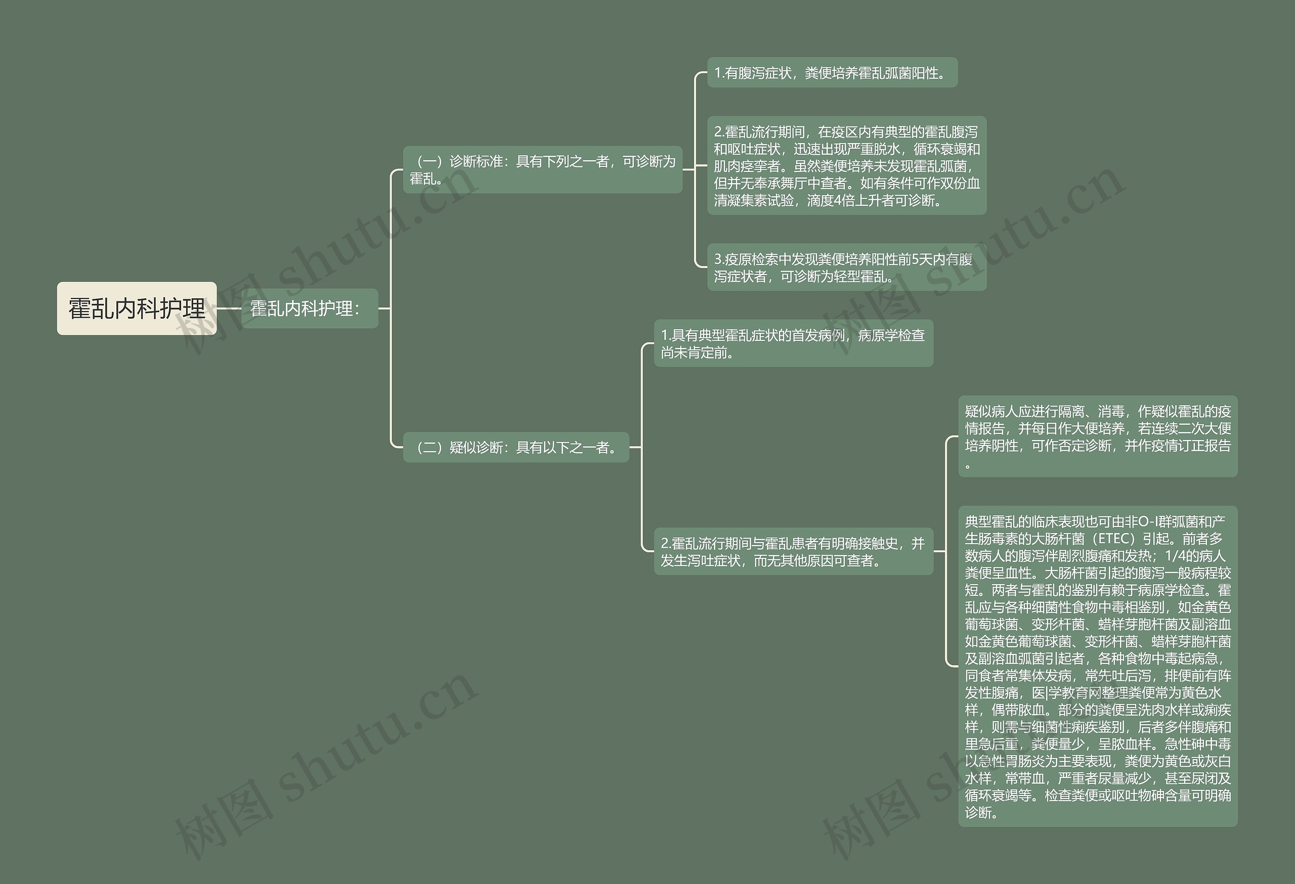 霍乱内科护理 霍乱内科护理