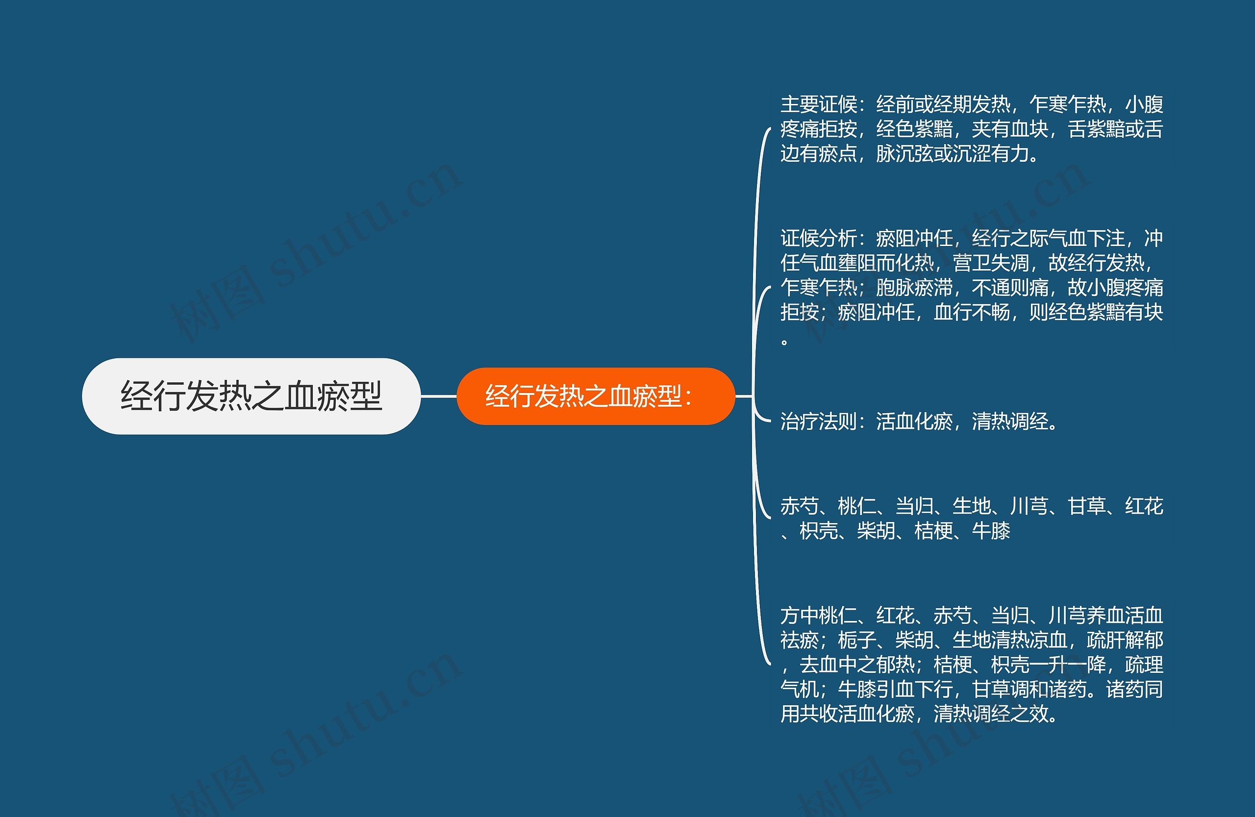 经行发热之血瘀型 经行发热之血瘀型