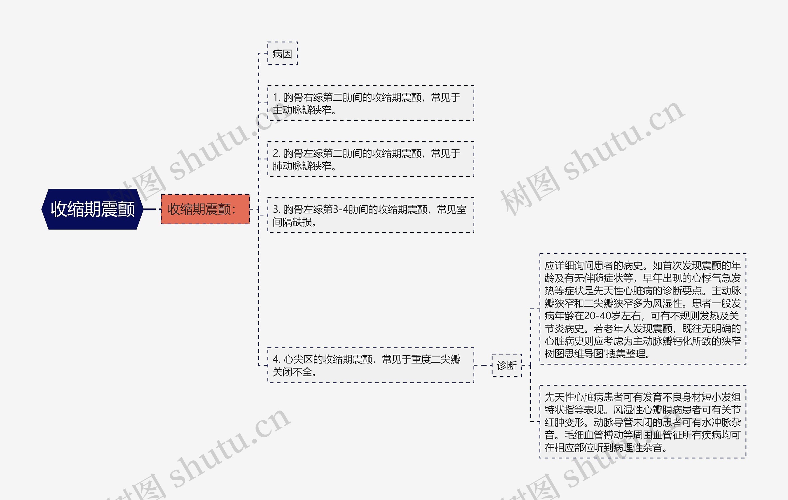 收缩期震颤思维导图