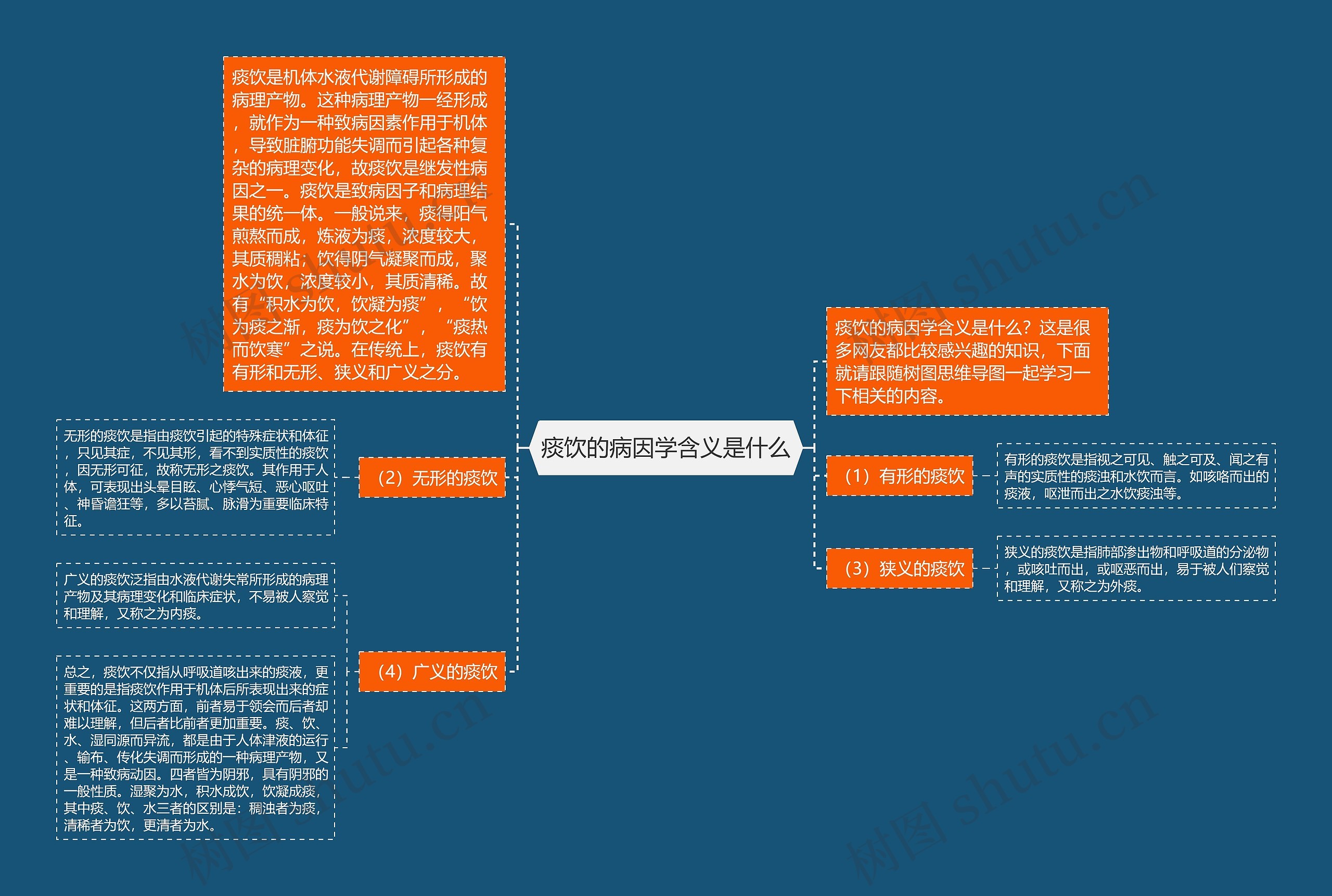 痰饮的病因学含义是什么