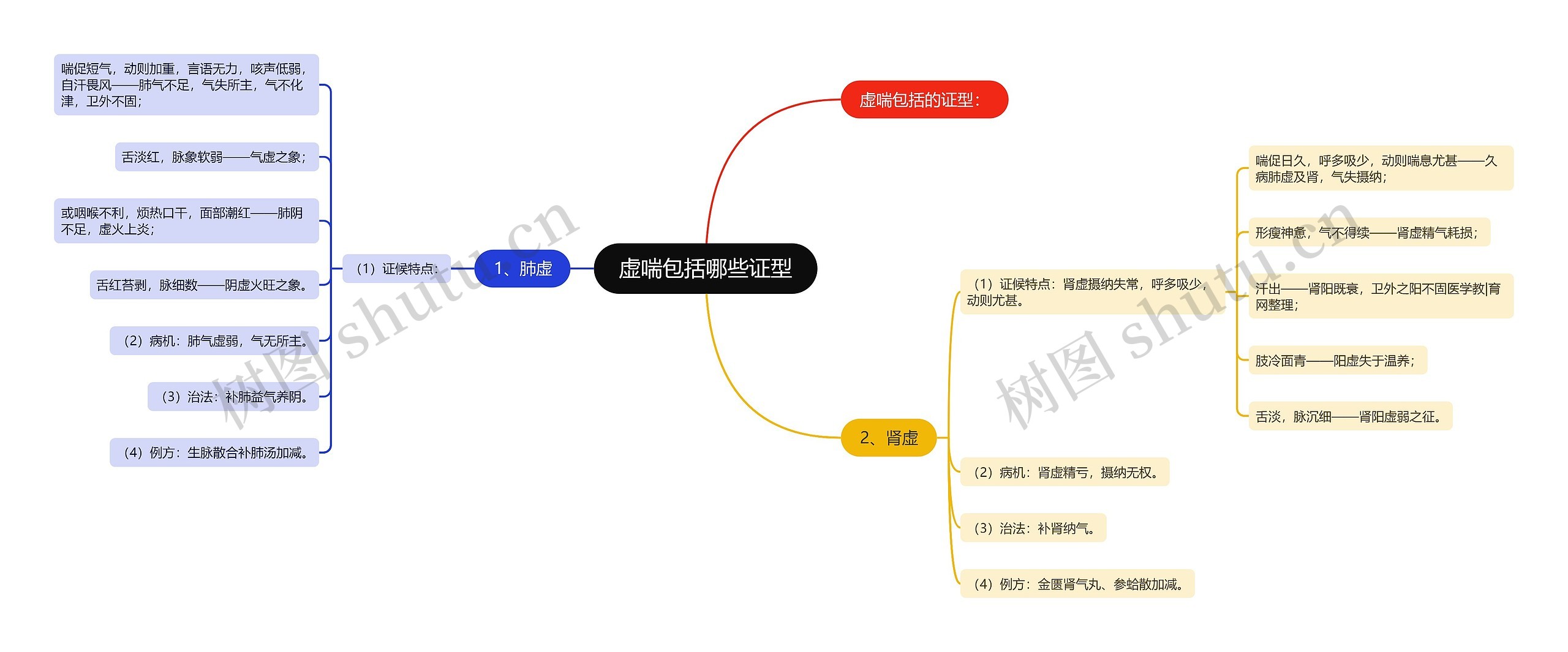 虚喘包括哪些证型