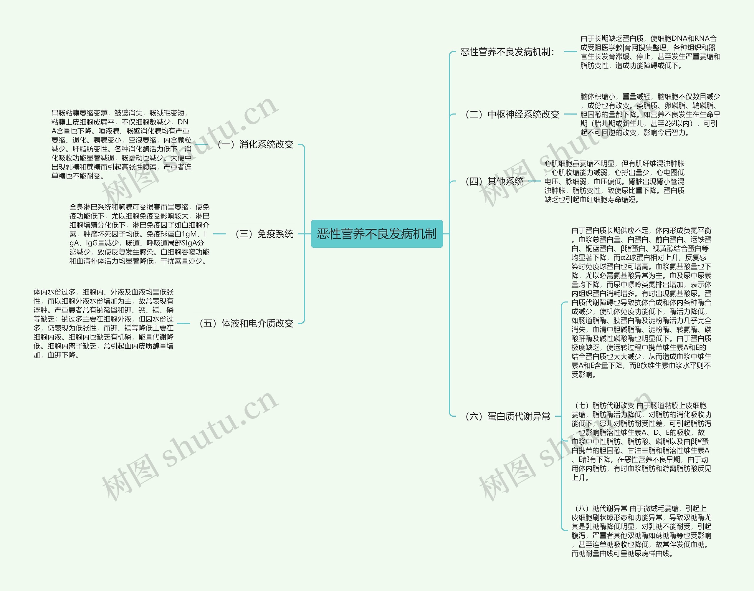 恶性营养不良发病机制 恶性营养不良发病机制