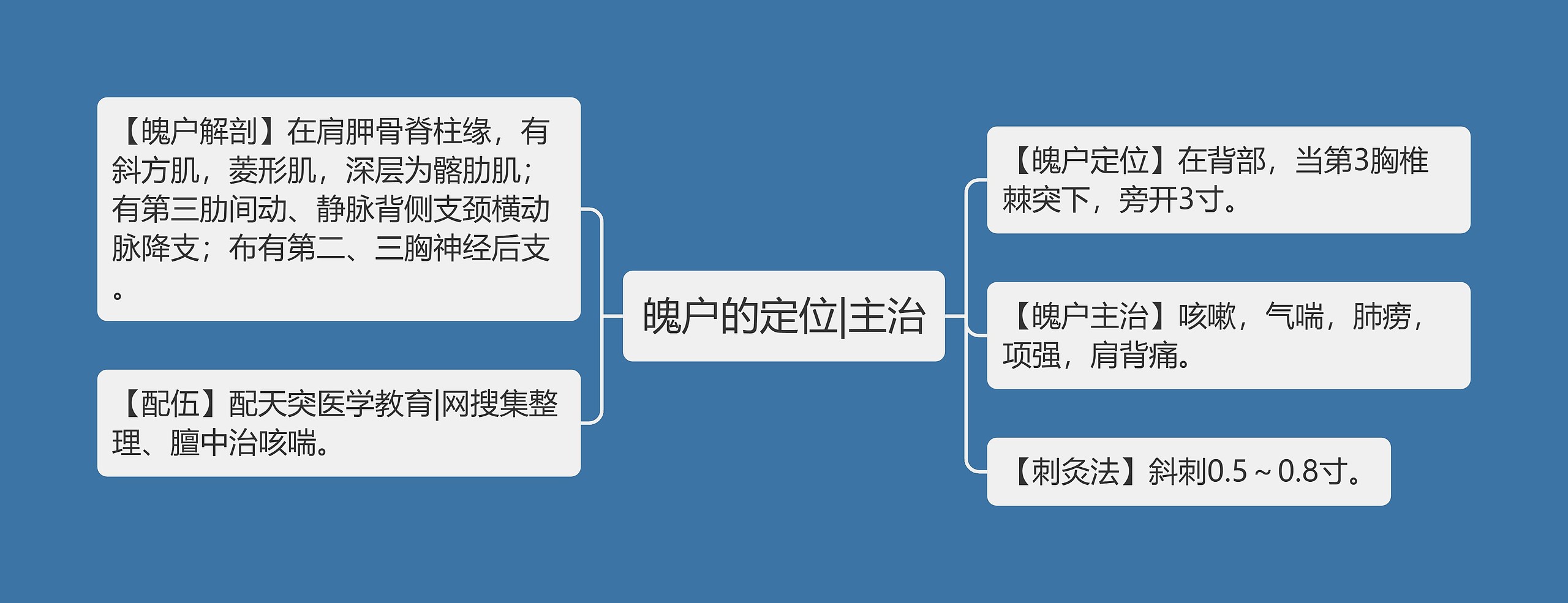 魄户的定位|主治