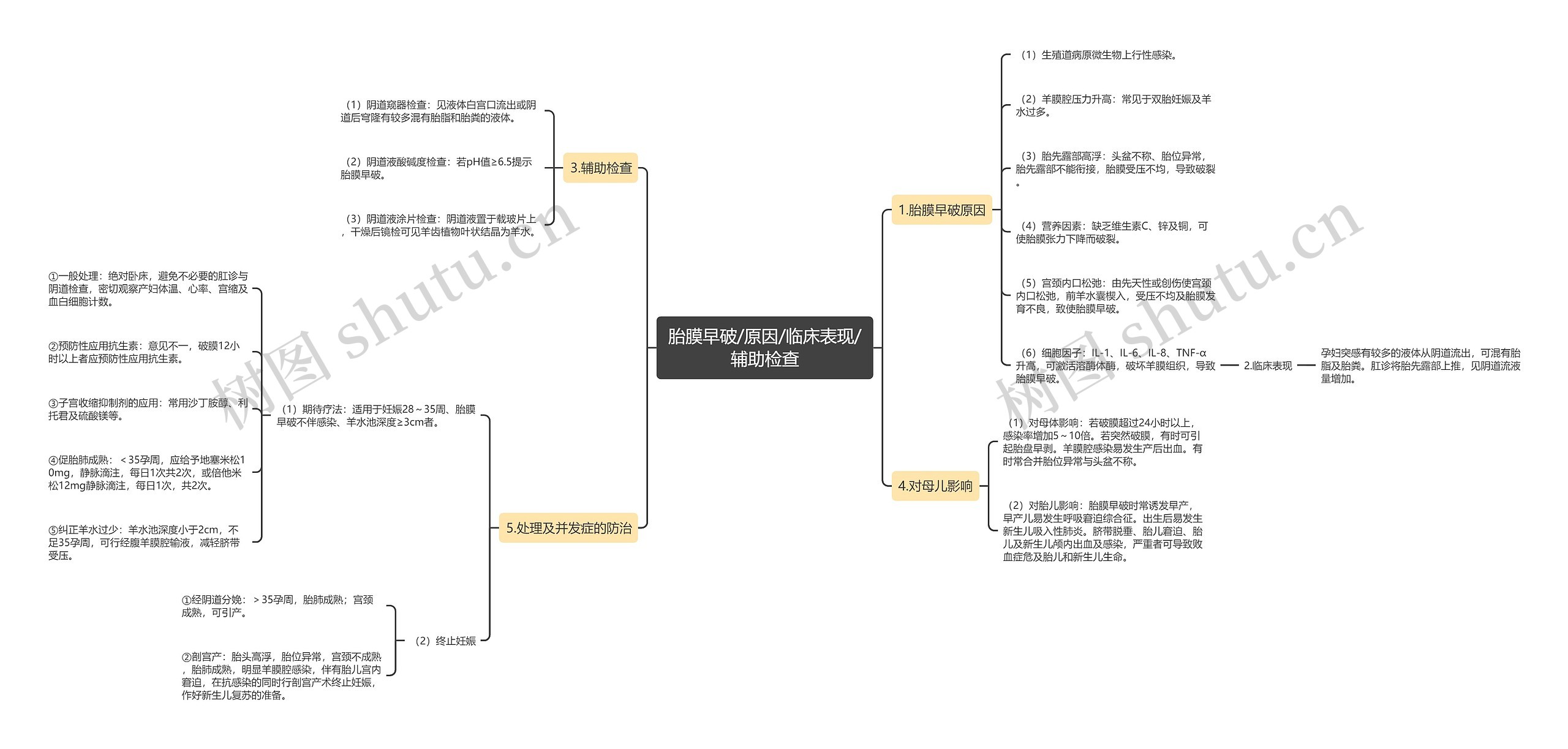 胎膜早破/原因/临床表现/辅助检查 胎膜早破/原因/临床表现/辅助检查
