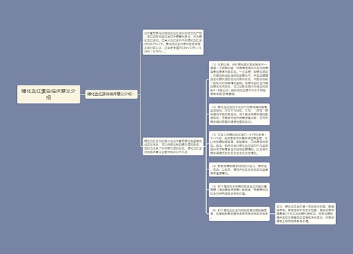 糖化血红蛋白临床意义介绍