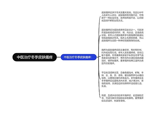 中医治疗冬季皮肤瘙痒