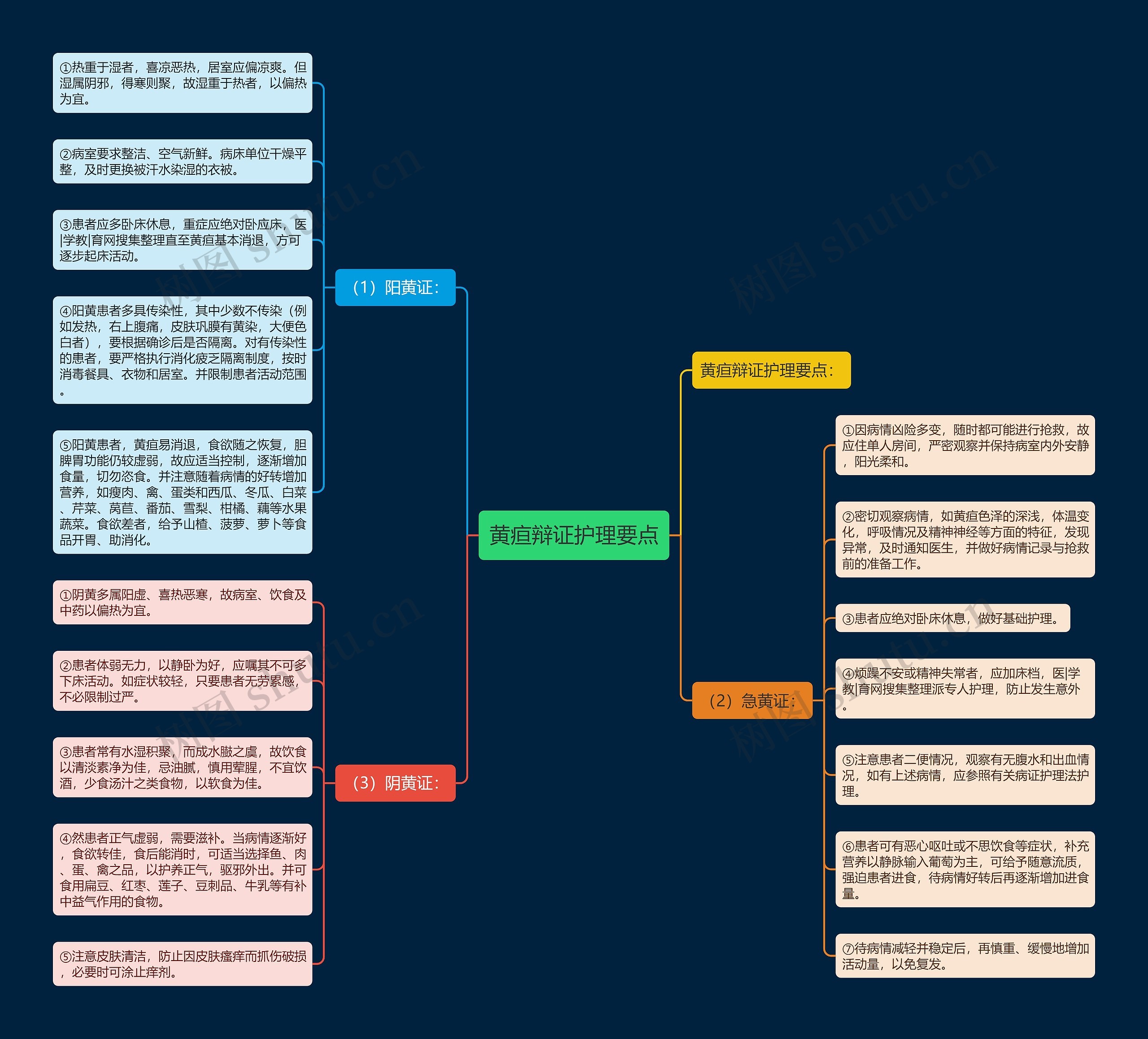 黄疸辩证护理要点