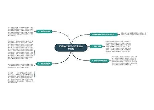 舌咽神经痛手术后引起的并发症