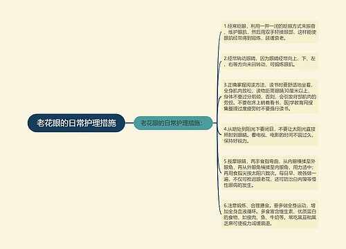 老花眼的日常护理措施