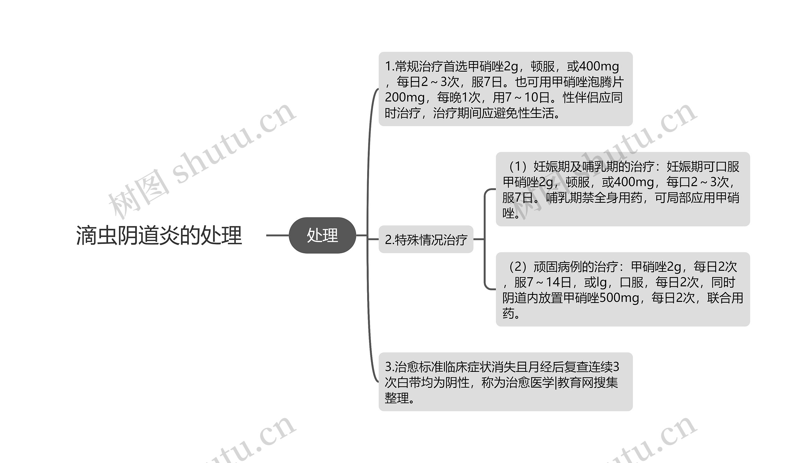 滴虫阴道炎的处理