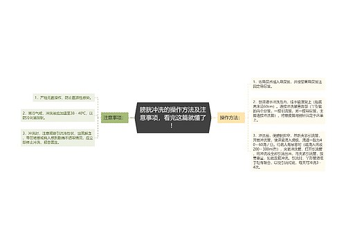 膀胱冲洗的操作方法及注意事项，看完这篇就懂了！