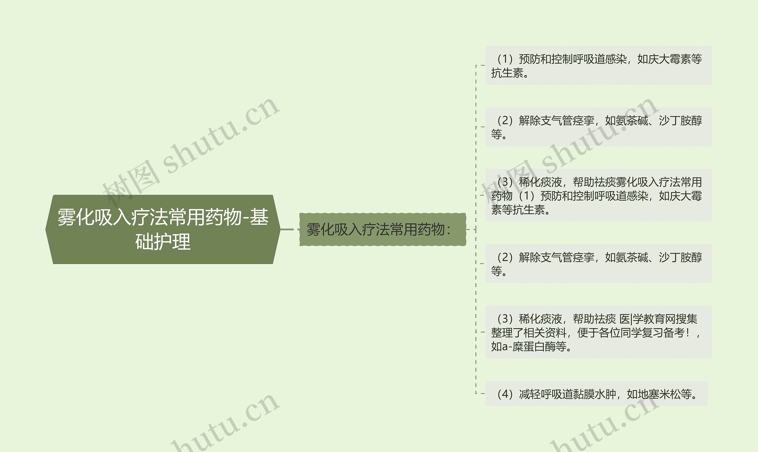 雾化吸入疗法常用药物-基础护理