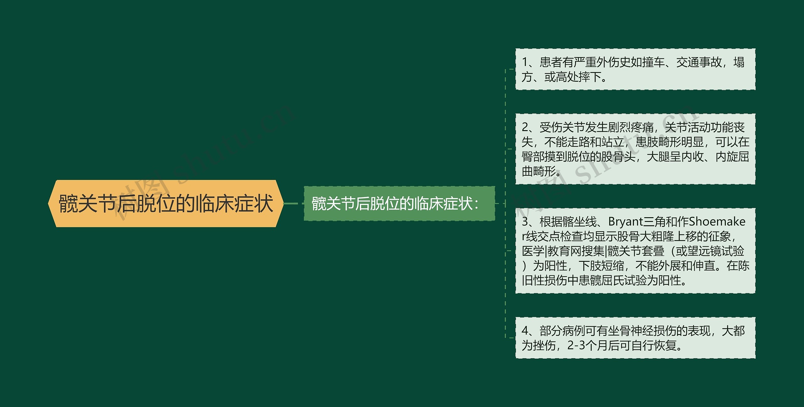 髋关节后脱位的临床症状 髋关节后脱位的临床症状
