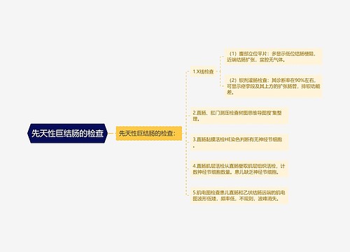 先天性巨结肠的检查