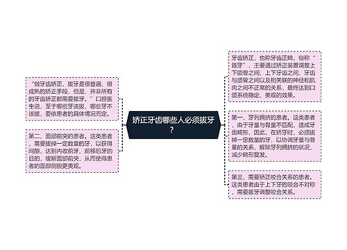 矫正牙齿哪些人必须拔牙？