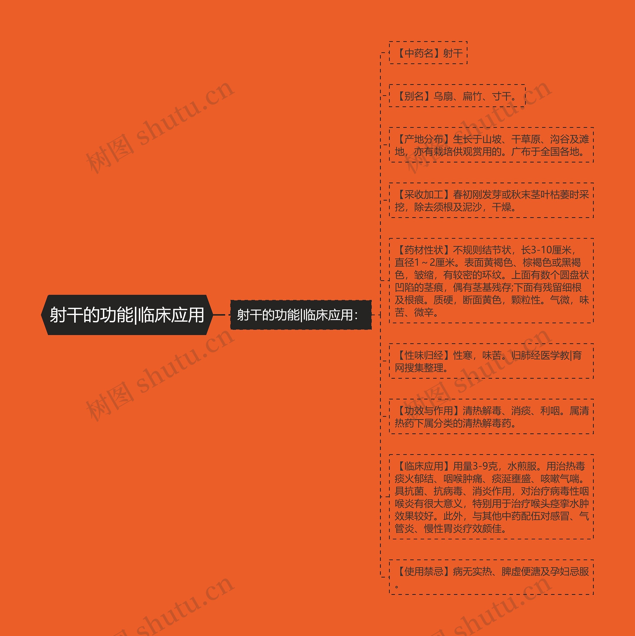 射干的功能|临床应用 射干的功能|临床应用