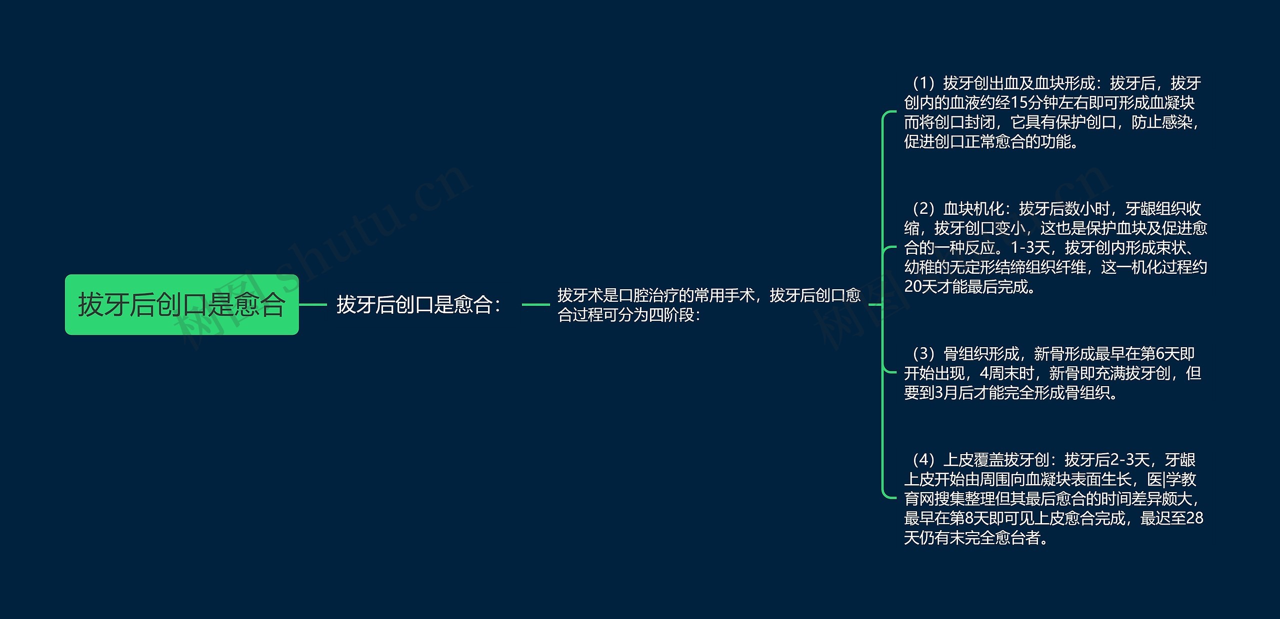 拔牙后创口是愈合