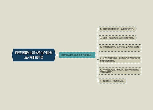 血管运动性鼻炎的护理要点-内科护理