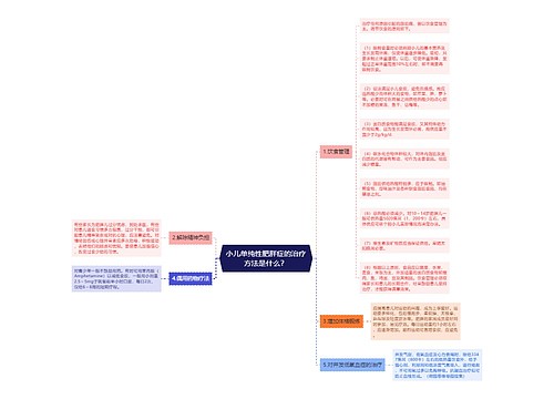 小儿单纯性肥胖症的治疗方法是什么？