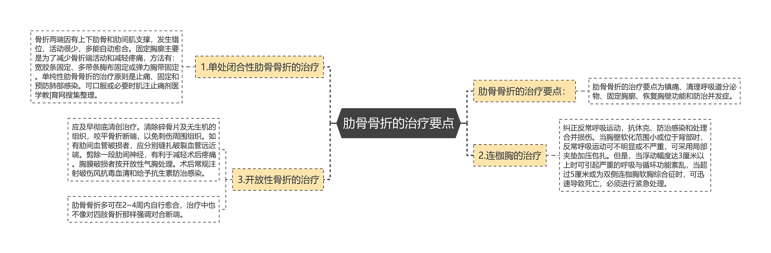 肋骨骨折的治疗要点 肋骨骨折的治疗要点