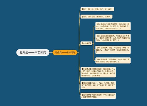 牡丹皮——中药词典