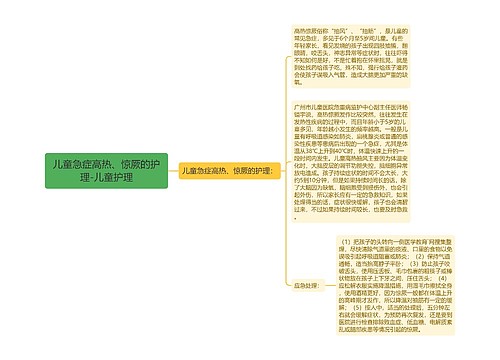 儿童急症高热、惊厥的护理-儿童护理