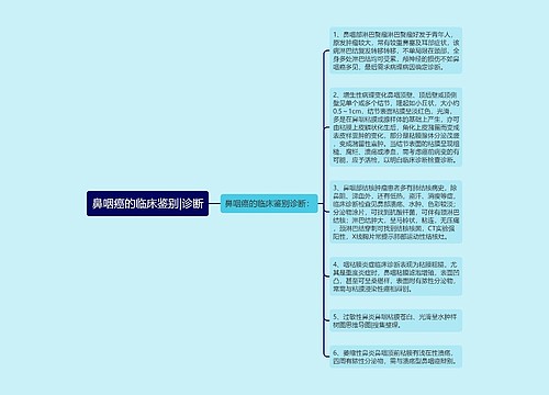 鼻咽癌的临床鉴别|诊断