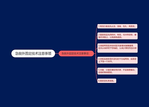 急救外固定技术注意事项