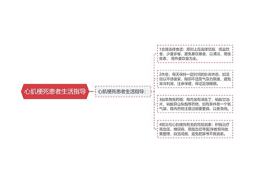 心肌梗死患者生活指导