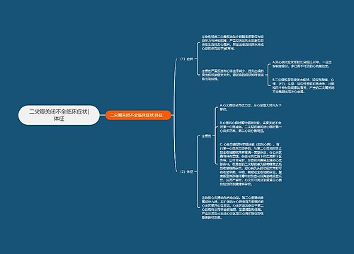 二尖瓣关闭不全临床症状|体征