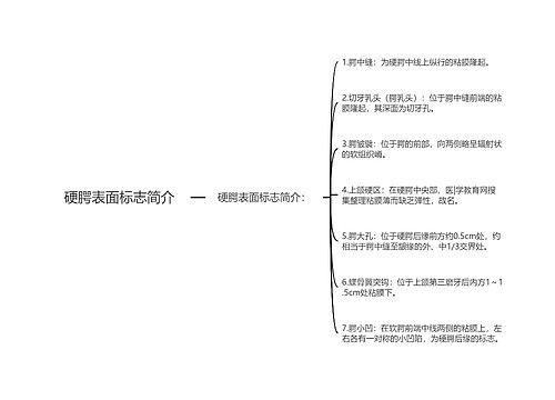 硬腭表面标志简介