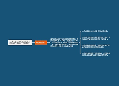 热射病病因有哪些？