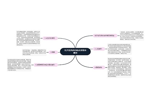 先天性风疹的临床表现有哪些