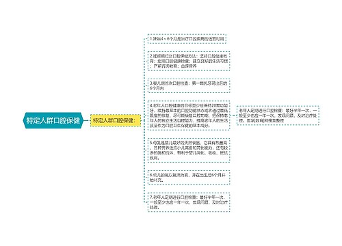 特定人群口腔保健