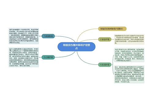 脊髓损伤精神障碍护理要点