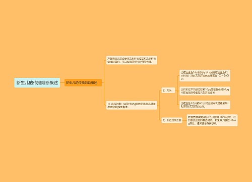 新生儿的传播阻断概述