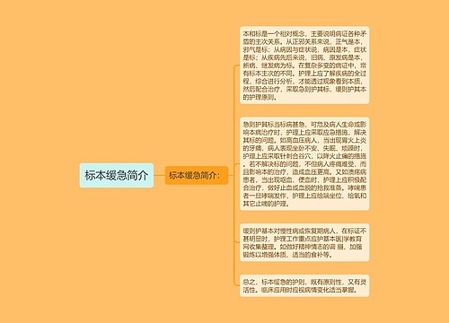 标本缓急简介