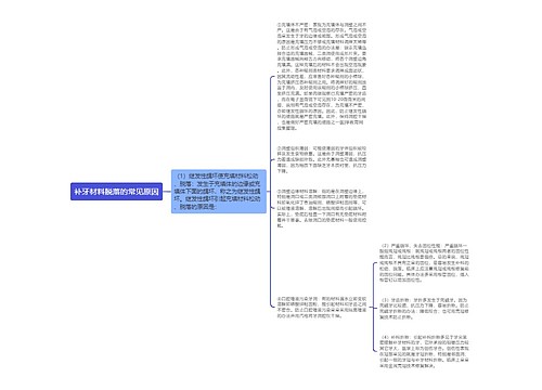 补牙材料脱落的常见原因