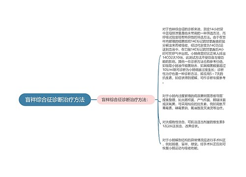 盲袢综合征诊断治疗方法