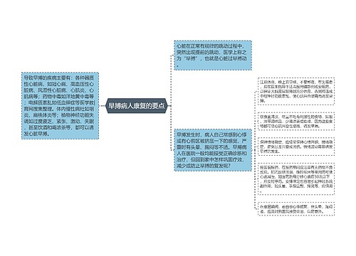 早搏病人康复的要点