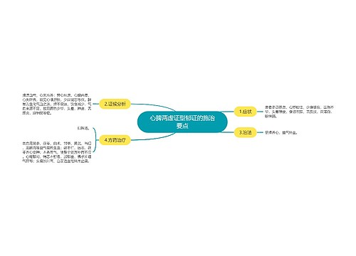 心脾两虚证型郁证的施治要点