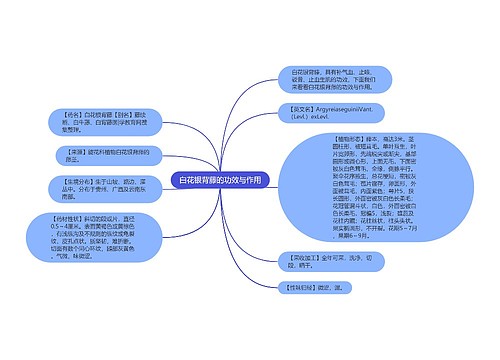 白花银背藤的功效与作用