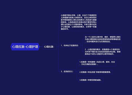 心理应激-心理护理
